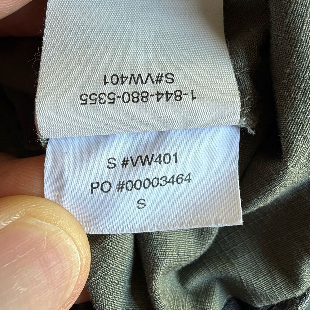 Vuori Women’s Ripstop Pants Size S Olive Green Stretch Hiking Travel VW401 - Picture 11 of 16